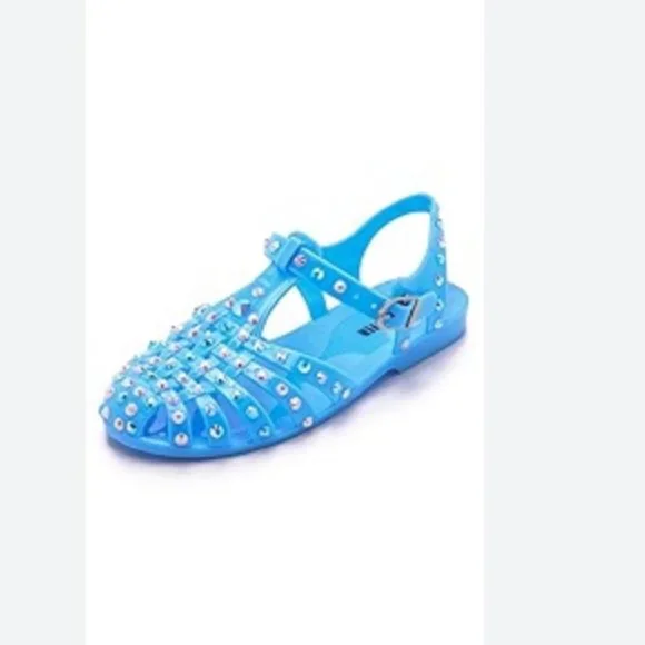 Markus Lupfer Jelly Rhinestone Sandal- Y2K 90s ShopBop NWT never worn size 40 - Picture 2 of 6